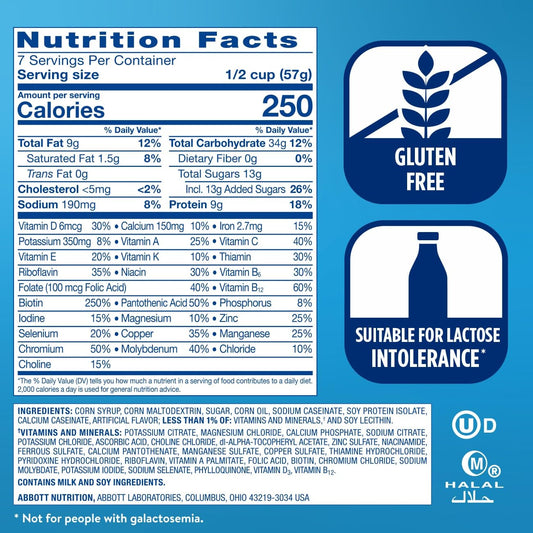 Ensure Original Vanilla Nutrition Powder, Small Meal Replacement, 6 Pack | When Mixed, Each Adult Nutritional Drink has 9g Protein, 25 Vitamins & Minerals, and 250 Calories makes 42 Nutrition Shakes