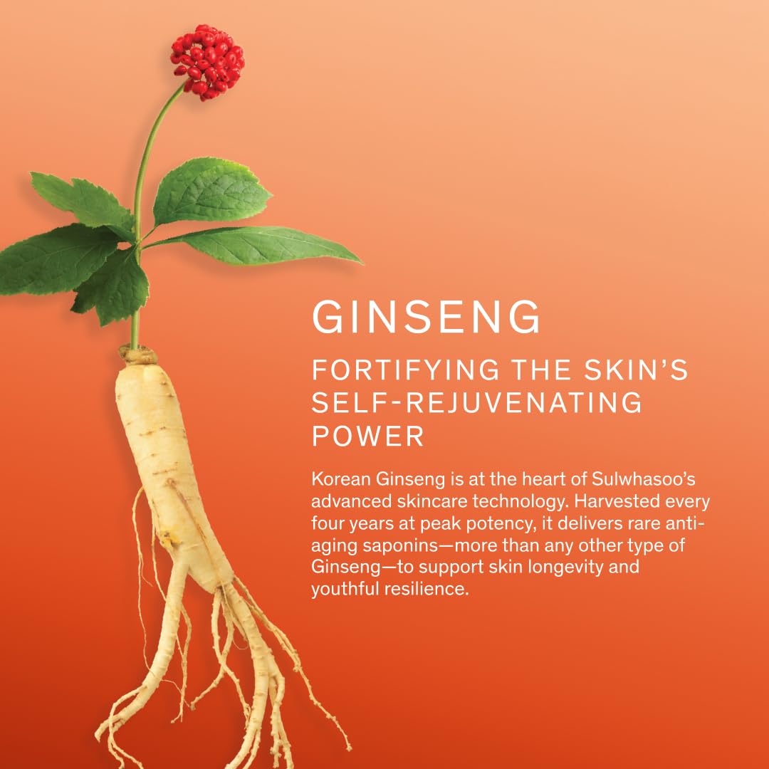 Sulwhasoo Concentrated Ginseng Rejuvenating Cleansing Foam | Removes Makeup, Dirt & Impurities, Softens & Refreshes Skin | Korean Skincare Face Wash
