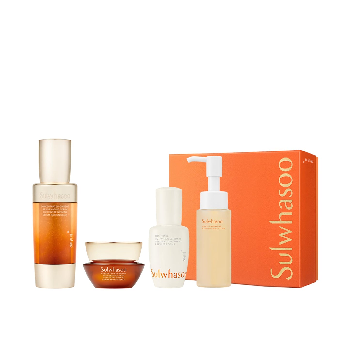 Sulwhasoo Concentrated Ginseng Rejuvenating Serum- Ginseng & Peptide Anti-Aging Serum with Niacinamide, Retinol, Vitamin B5 & Hyaluronic Acid for Wrinkles & Hydration
