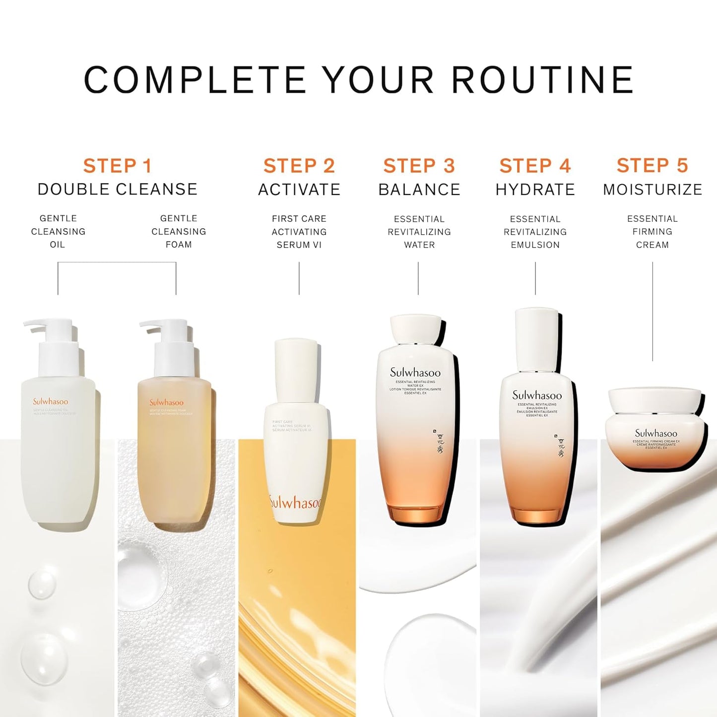 Sulwhasoo Essential Firming Cream EX - A hypoallergenic, whipped moisturizing cream that visibly improves firmness