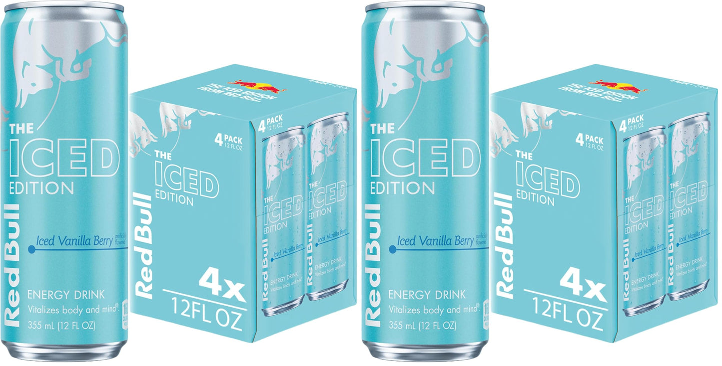 Red Bull Energy Drink, Iced Vanilla Berry, Iced Edition