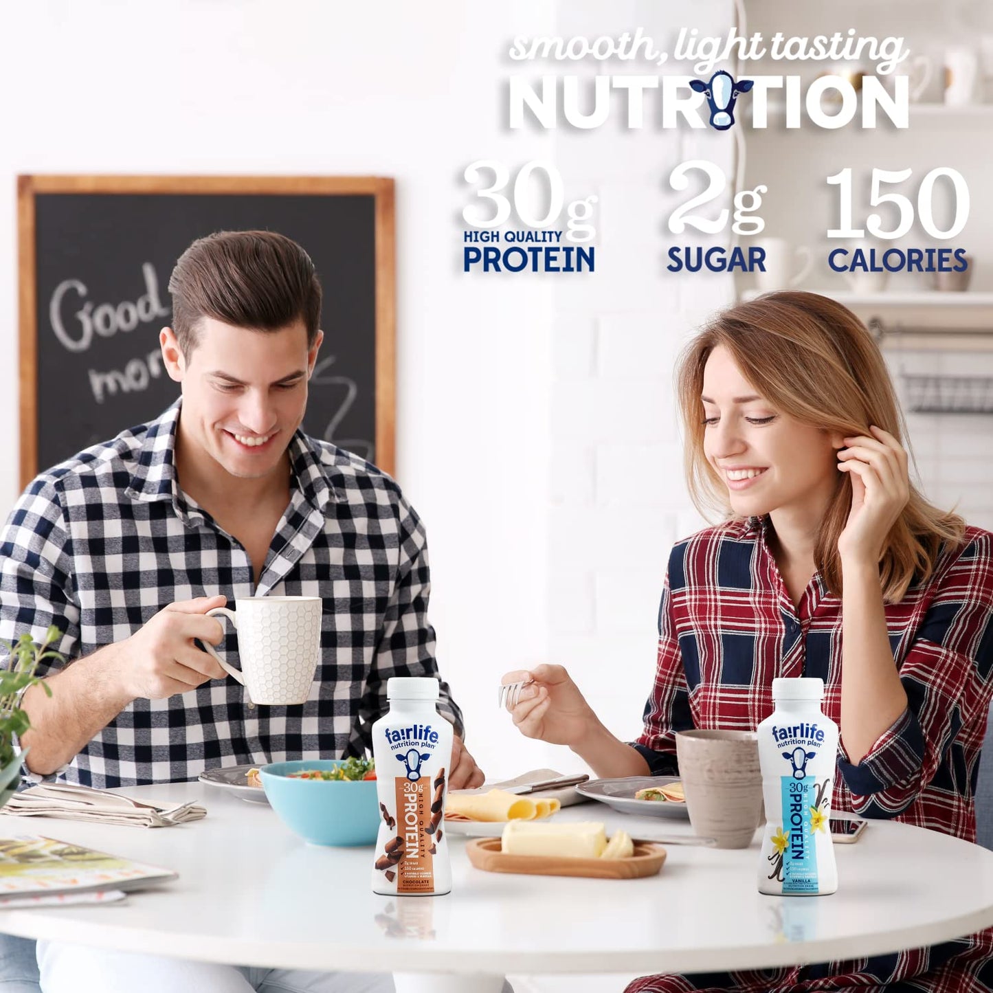 Kozy Home Fairlife Nutrition Protein Shakes-Pack of 12|30g Protein,Low Sugar,Lactose-Free Delicious Vanilla,Chocolate,Salted Caramel,and Strawberry Flavors 11.5 fl.,oz.(Chocolate/Vanilla)