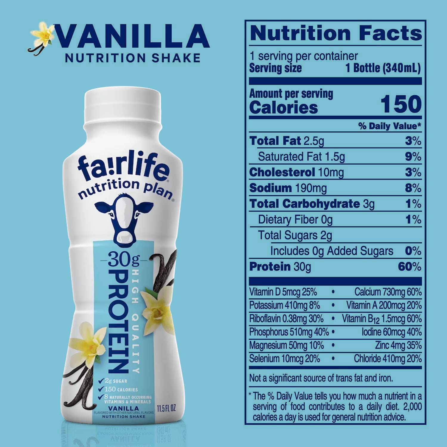 Kozy Home Fairlife Nutrition Protein Shakes-Pack of 12|30g Protein,Low Sugar,Lactose-Free Delicious Vanilla,Chocolate,Salted Caramel,and Strawberry Flavors 11.5 fl.,oz.(Chocolate/Vanilla)