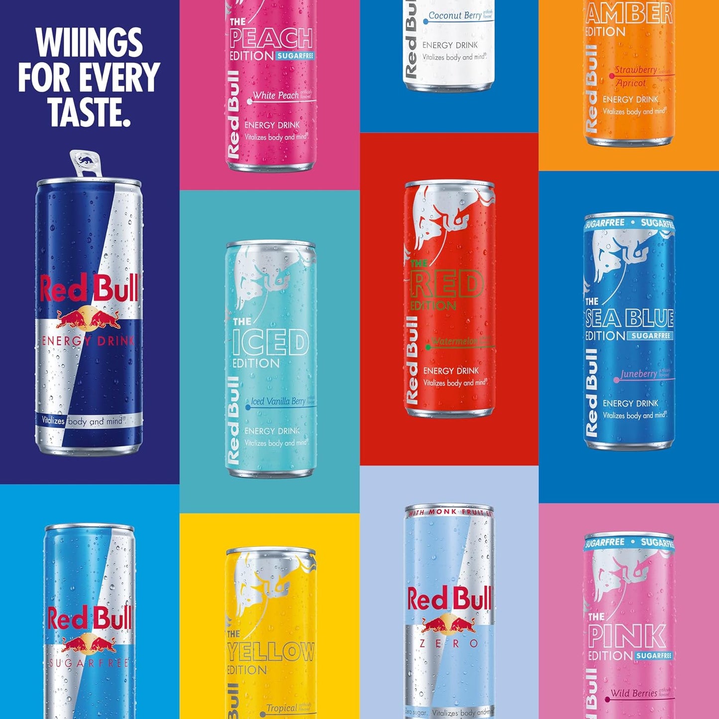 Red Bull Energy Drink, Iced Vanilla Berry, Iced Edition