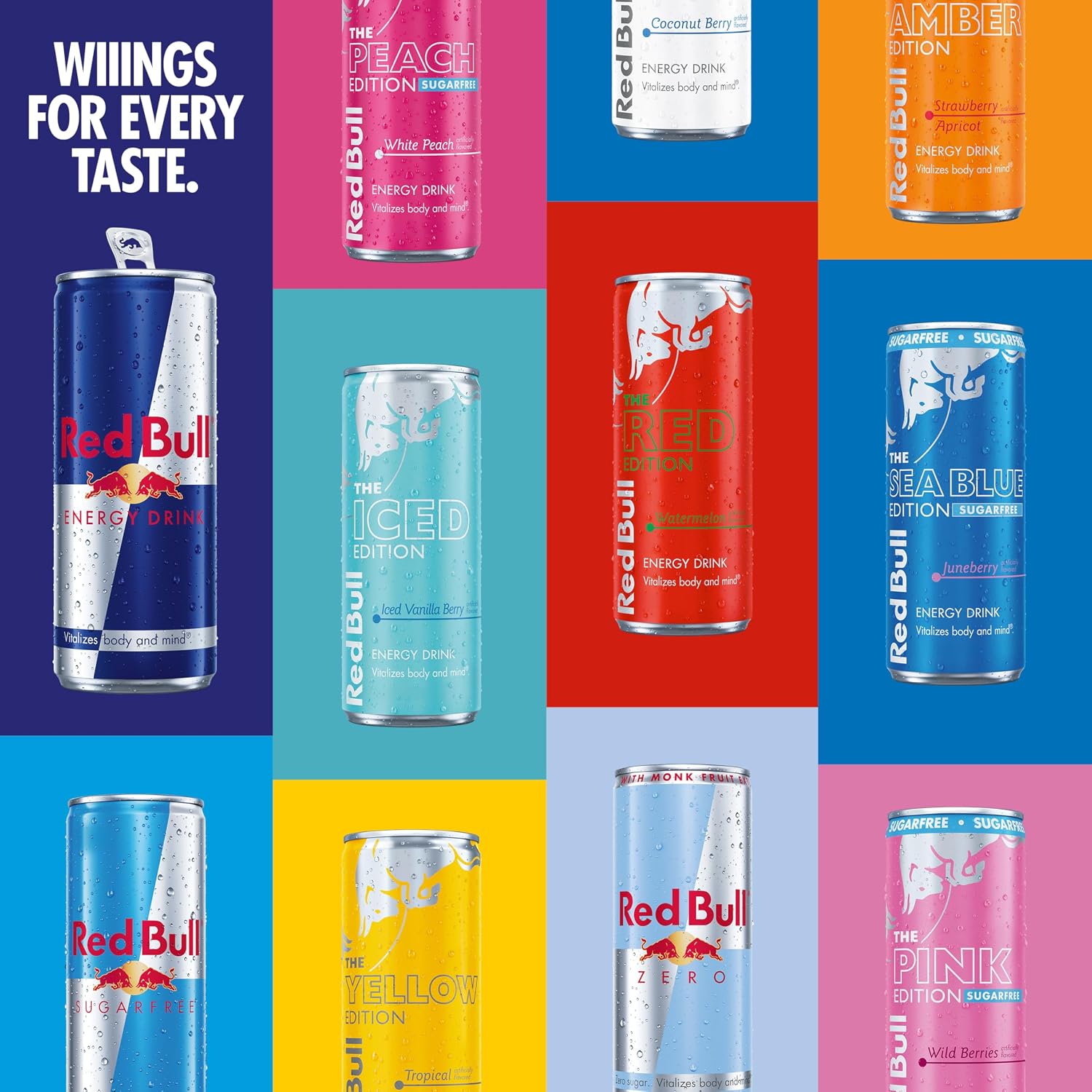 Red Bull Energy Drink, Iced Vanilla Berry, Iced Edition